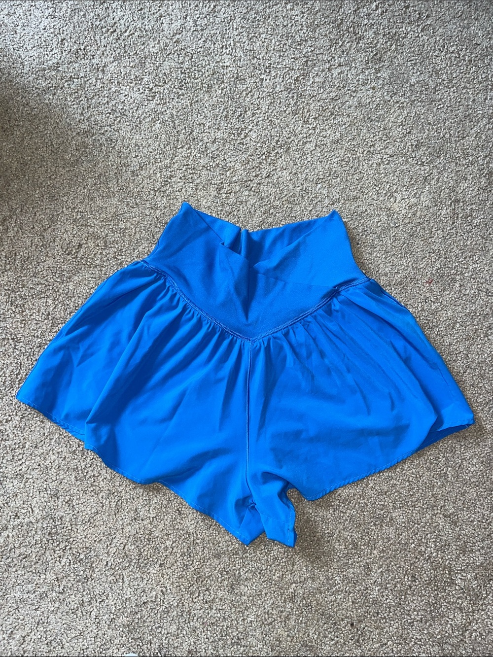 Aerie Crossover Bright Blue shorts